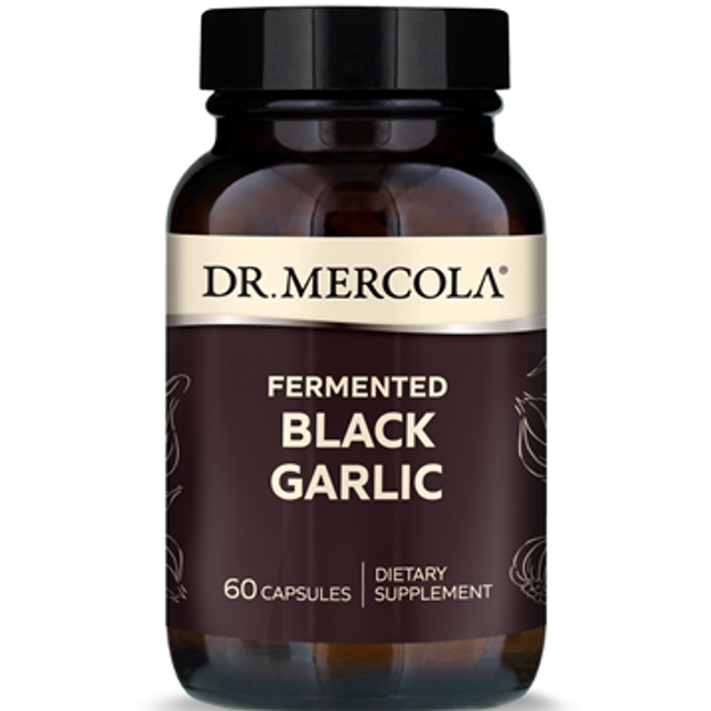 Dr Mercola Fermented Black Garlic 60 caps