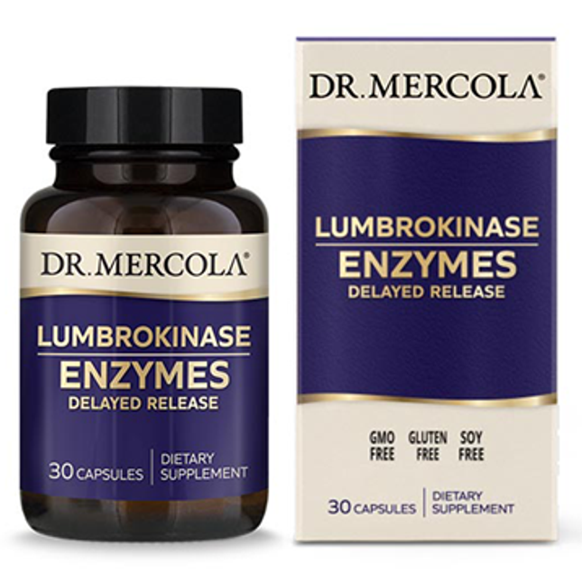 Dr Mercola Lumbrokinase Enzymes 30 caps