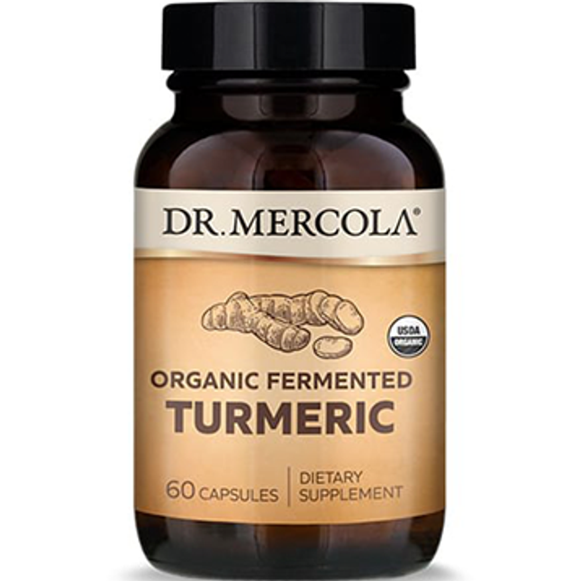 Dr Mercola Organic Fermented Turmeric 60cap