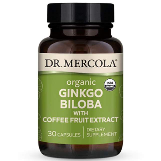 Dr Mercola Organic Ginkgo Bilob 30 caps