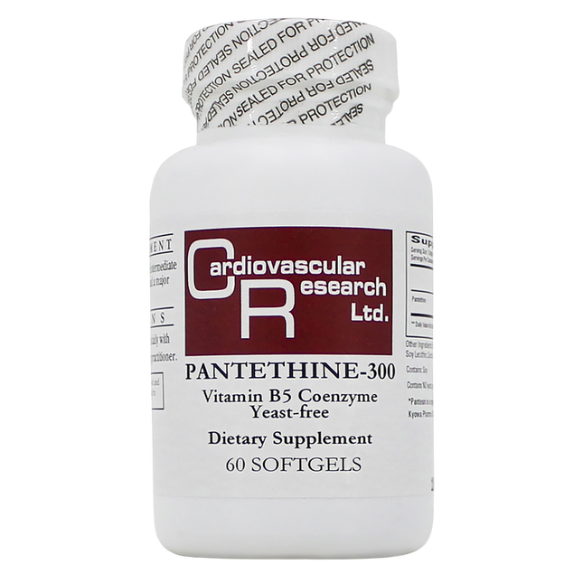 Ecological Formulas Pantethine 300mg (Pantesin) 60 softgels