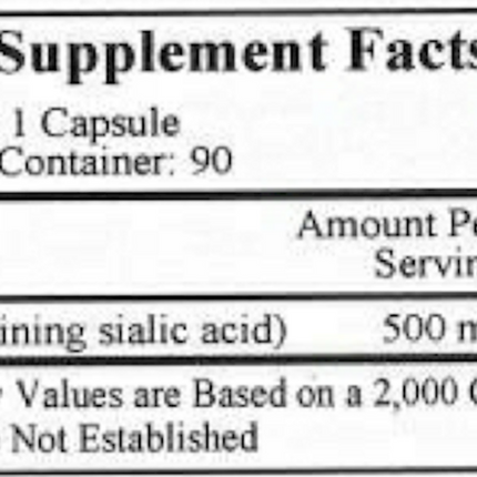Ecological Formulas Sialex 90 caps Supplement Facts