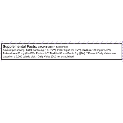 EcoNugenics Econugenics Pectasol Plain Powder Stick Packs 15 ct Supplement Facts