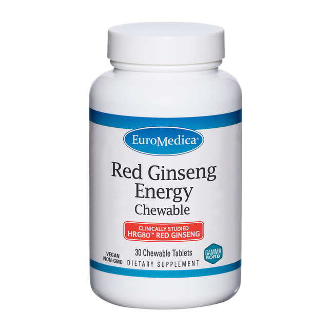 Euromedica Red Ginseng Chewable 30 chew tabs