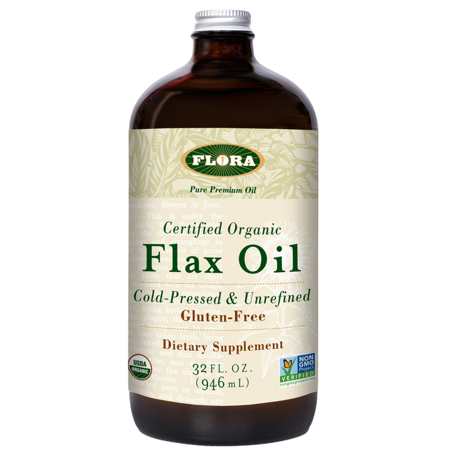 Flora Flax Oil Certified Organic 946 ml