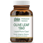 Gaia Herbs Professional Olive Leaf 1360 120 caps