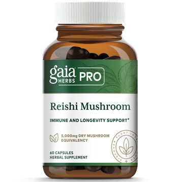 Gaia Herbs Professional Reishi Mushroom 60 caps