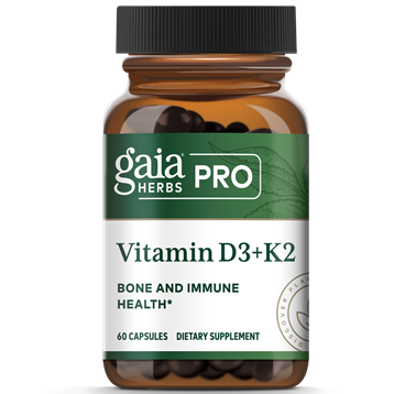 Gaia Herbs Professional Vitamin D3 + K2 60 caps