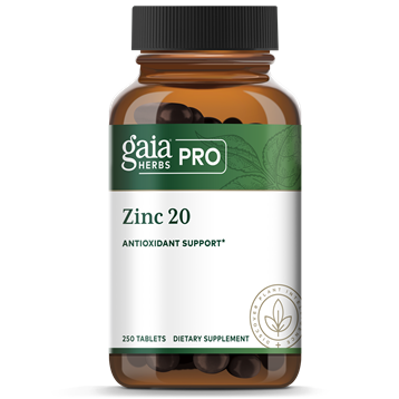 Gaia Herbs Professional Zinc 20 250 tabs