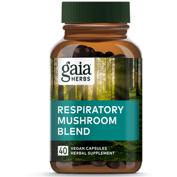 Gaia Herbs Respiratory Mushroom Blend 40 caps