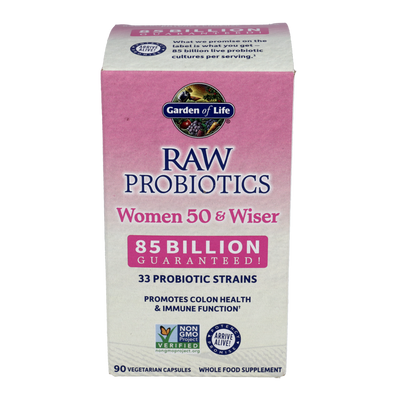 Garden of Life RAW Probiotics Wom 50 and Wiser 90 vcaps
