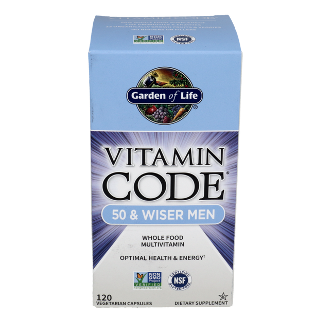 Vitamin Code 50 & Wiser Men 120 vcaps