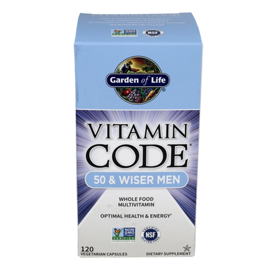 Vitamin Code 50 & Wiser Men 120 vcaps