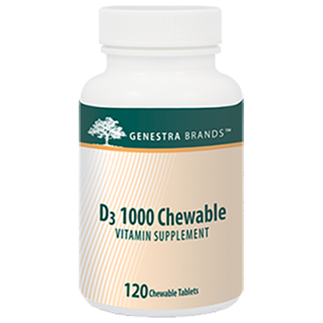 Genestra D3 1000 Chewable 120 chews