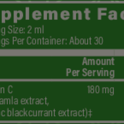 Global Healing Vitamin C 59.2 ml Supplement Facts