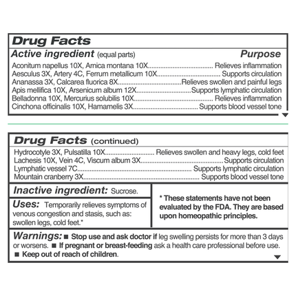 Guna Anti Age Vein 8 gms supplement Facts 