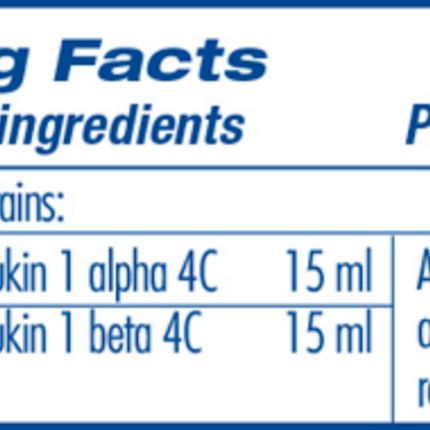 Guna GUNA - Anti IL 1 1 fl oz Supplement Facts