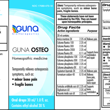 Guna GUNA Osteo 30 ml Supplement Facts
