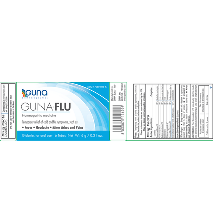 Guna Guna-Flu 6 monodose Supplement Facts
