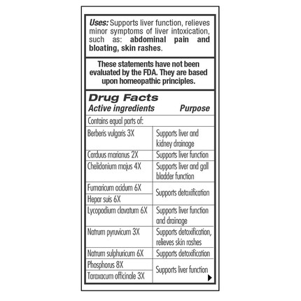 Guna Guna Liver Plus 2 Tubes Supplement Facts