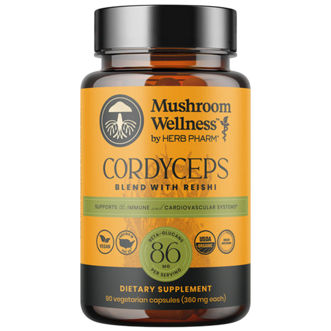 Herb Pharm Cordyceps Blend with Reishi 90 caps