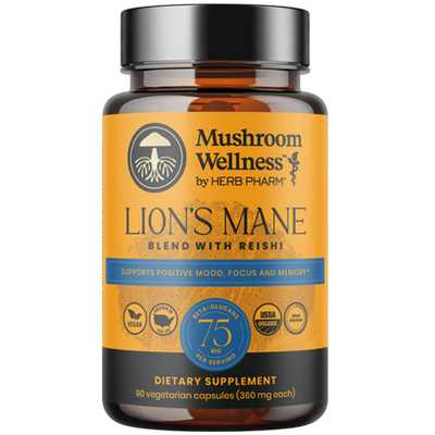 Herb Pharm Lion's Mane Blend with Reishi 90 caps