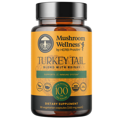Herb Pharm Turkey Tail Blend with Resihi 90 caps 
