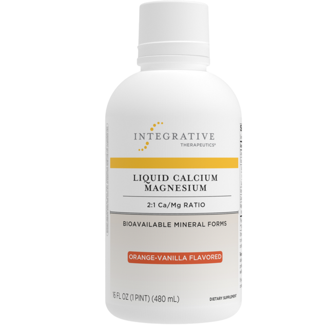 Integrative Therapeutics Liquid Calcium Magnesium 2:1 Orange 16oz