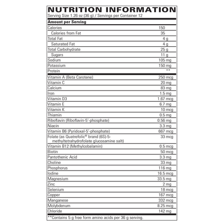 Integrative Therapeutics Physicians Elemental Diet Powder 432 grams Supplement Facts