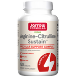 Jarrow Formulas Arginine-Citrulline Sustain 120 tablets