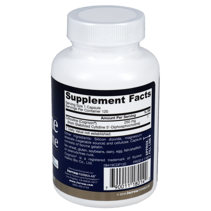 Jarrow Formulas CDP Choline 250mg 120 caps Supplement Facts