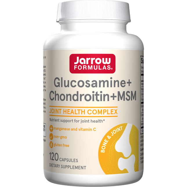 Jarrow Formulas Glucosamine + Chondroitin + MSM 120 caps