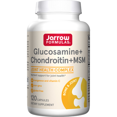 Jarrow Formulas Glucosamine + Chondroitin + MSM 120 caps