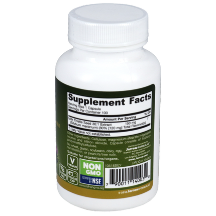 Jarrow Formulas Milk Thistle 150mg 100 caps Supplement Facts