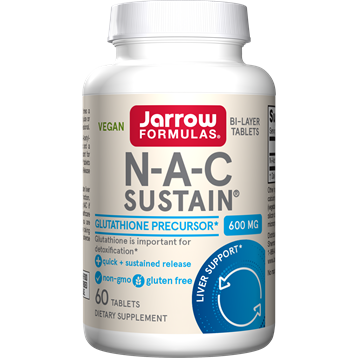 Jarrow Formulas N-A-C Sustain 600 mg 60 tabs