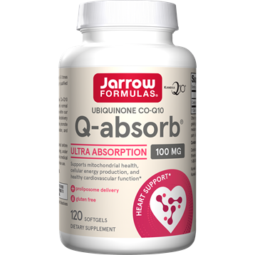 Jarrow Formulas Q-Absorb Co-Q10 100 mg 120 softgels