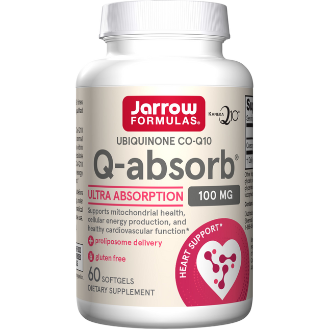 Jarrow Formulas Q-Absorb Co-Q10 100mg 60 softgels