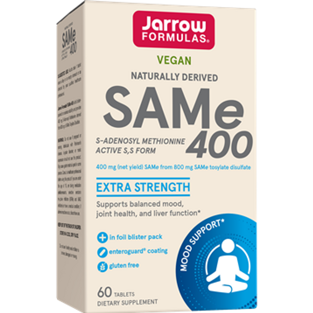 Jarrow Formulas SAM-e 400 mg 60 tabs