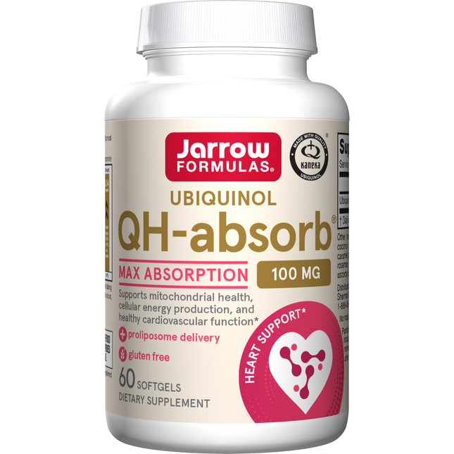 Jarrow Formulas Ubiquinol QH-Absorb 100 mg 60 softgels