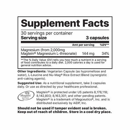 Jigsaw Health Brain Boost 90 caps Supplement Facts