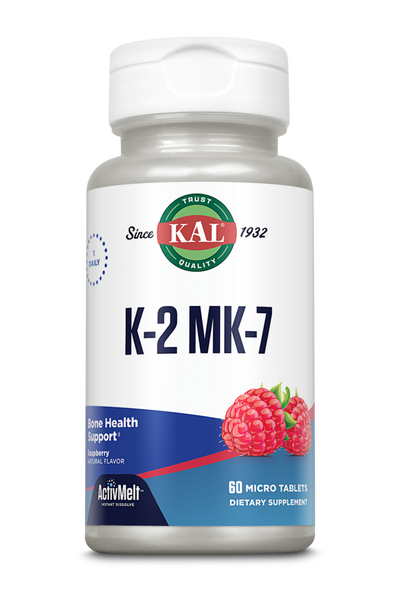 KAL K-2 MK-7 ActivMelt GF Raspberry 60 tabs