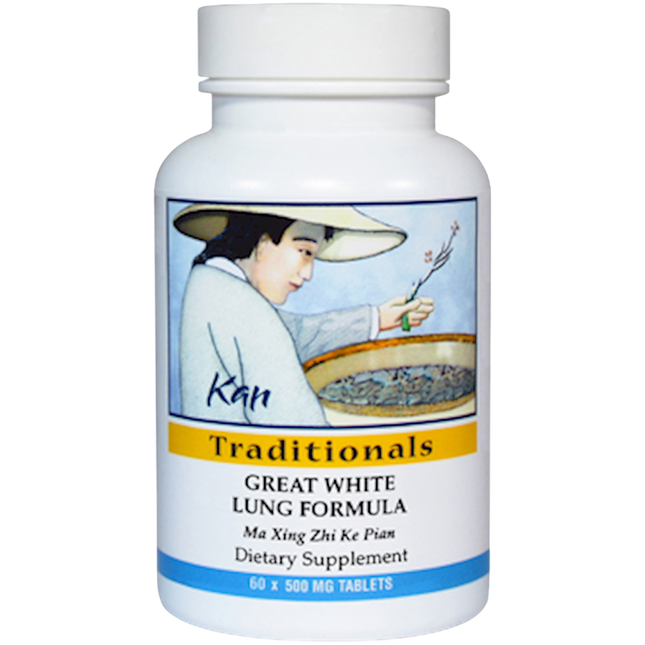 Kan Herbs - Traditionals Great White Lung Formula 60 tabs