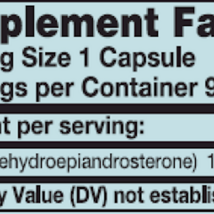 Karuna DHEA 15 mg 90 vegcaps Supplement Facts 