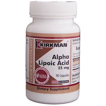 Kirkman Alpha Lipoic Acid 25 mg 90 caps