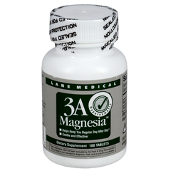 Lane Medical 3A Magnesia 100 tabs