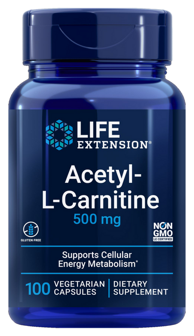 Life Extension Acetyl-L-Carnitine 500mg 100 caps