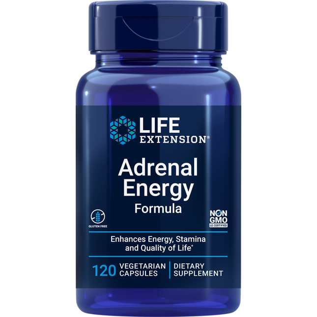 Life Extension Adrenal Energy Formula 120 vegcaps