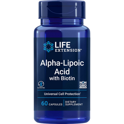 Life Extension Alpha-Lipoic Acid with Biotin 60 caps