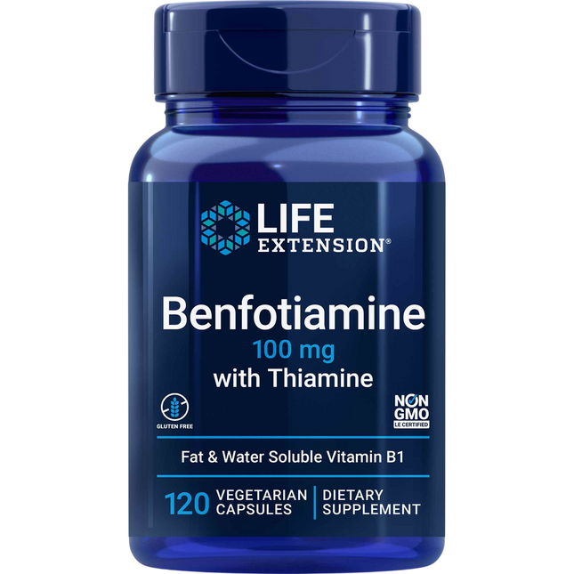Life Extension Benfotiamine w/Thiamine 120 caps