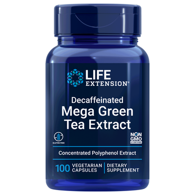Life Extension Decaffeinated Mega Green Tea Extract 100 caps